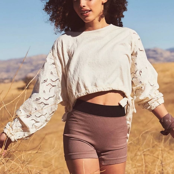 Free People Movement Field Of Dreams Cropped Pullover - Picture 5 of 5